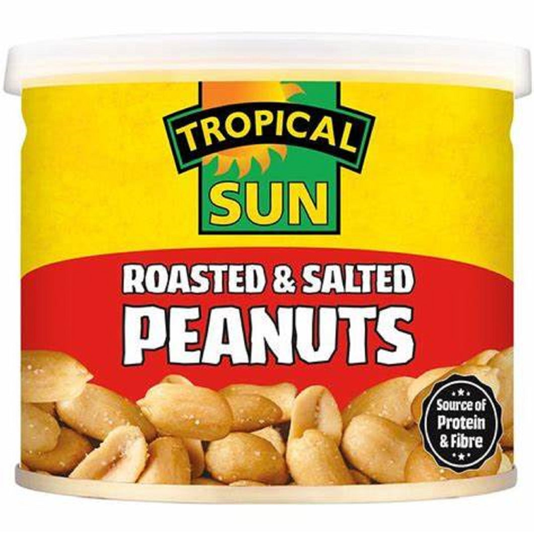 Tropical Sun Roasted& Salted Peanuts 185g