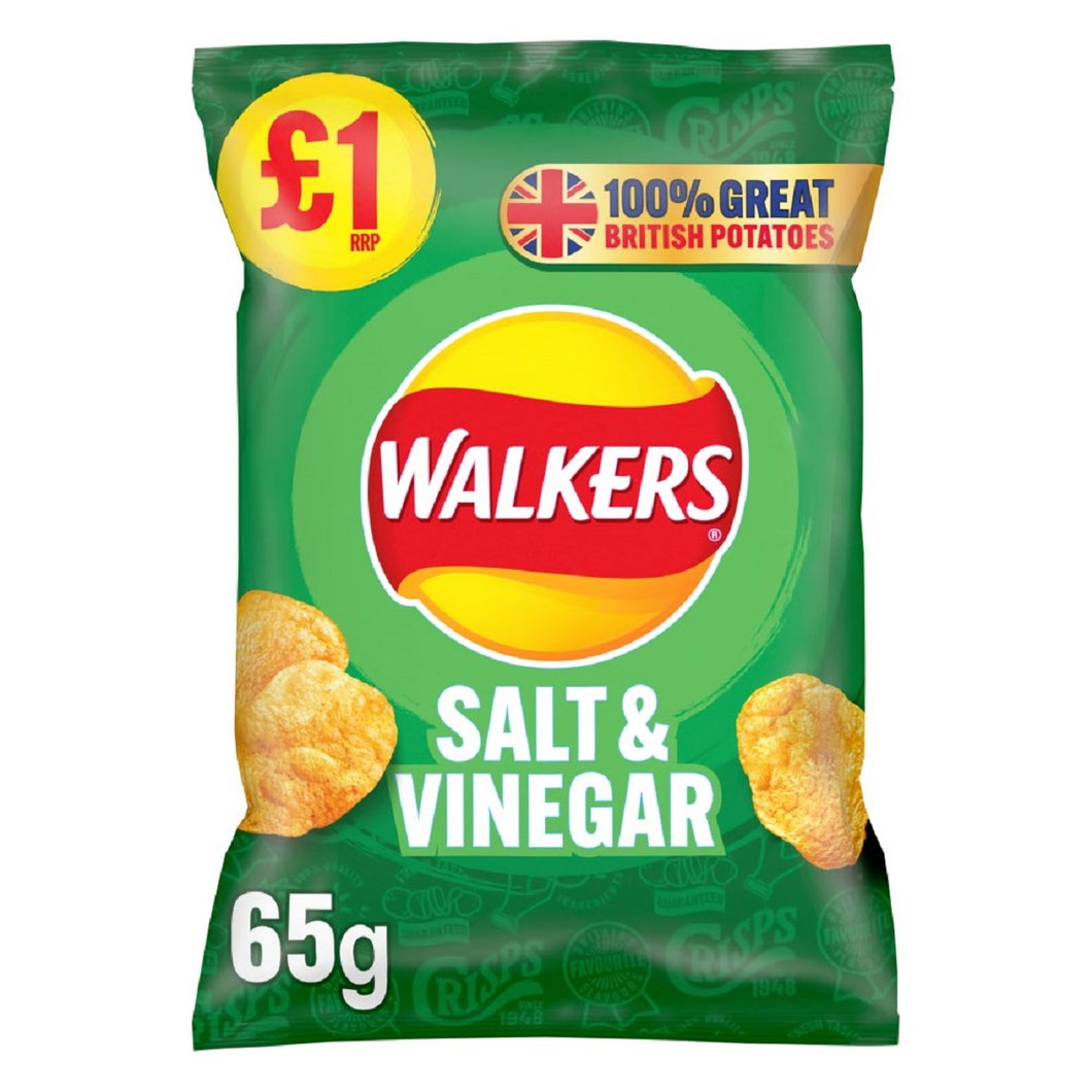 Walkers Salt Vinegar  65gr
